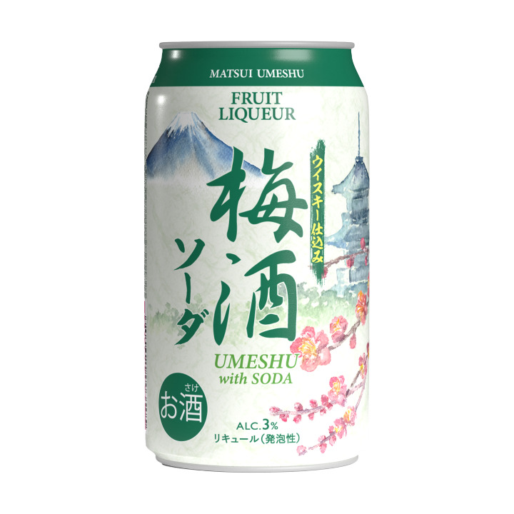 Matsui Umeshu Whisky Umeshu Soda 3% 350ml Image
