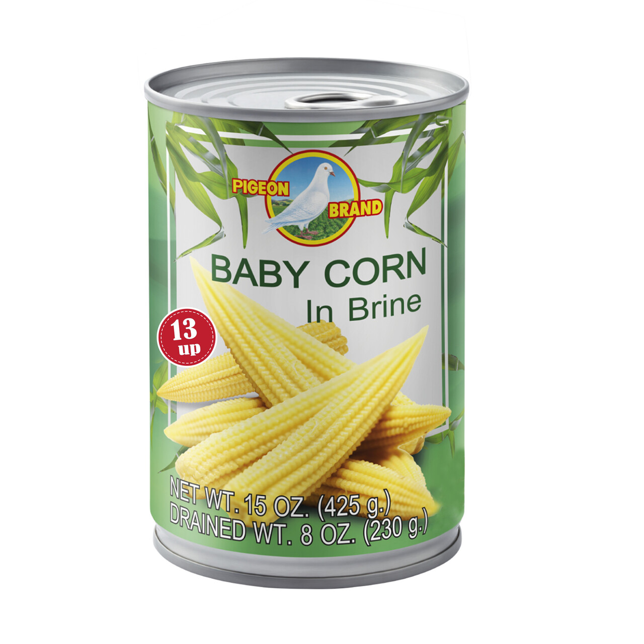 Canned Whole and Cut Baby Corn in Brine Image