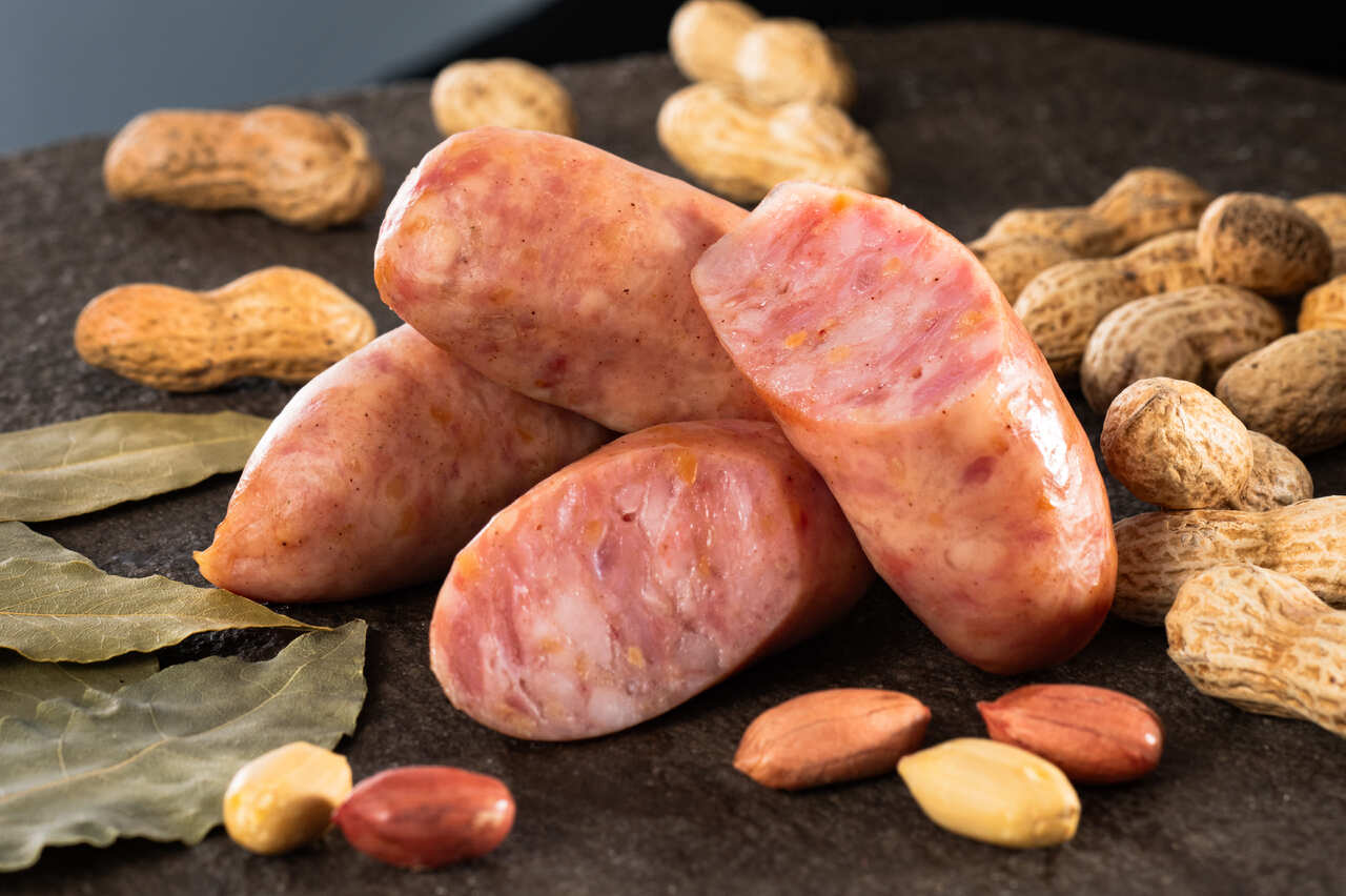 千葉県産「一」粗挽きソーセージ　落花生 Image