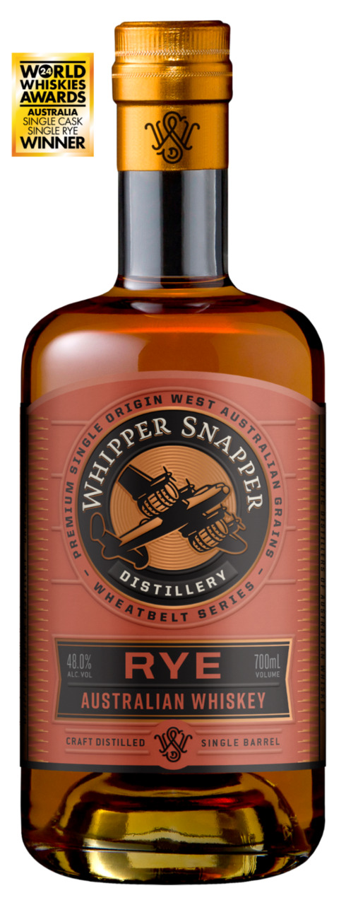 Whipper Snapper Distillery - Rye Whiskey 45% ABV Image