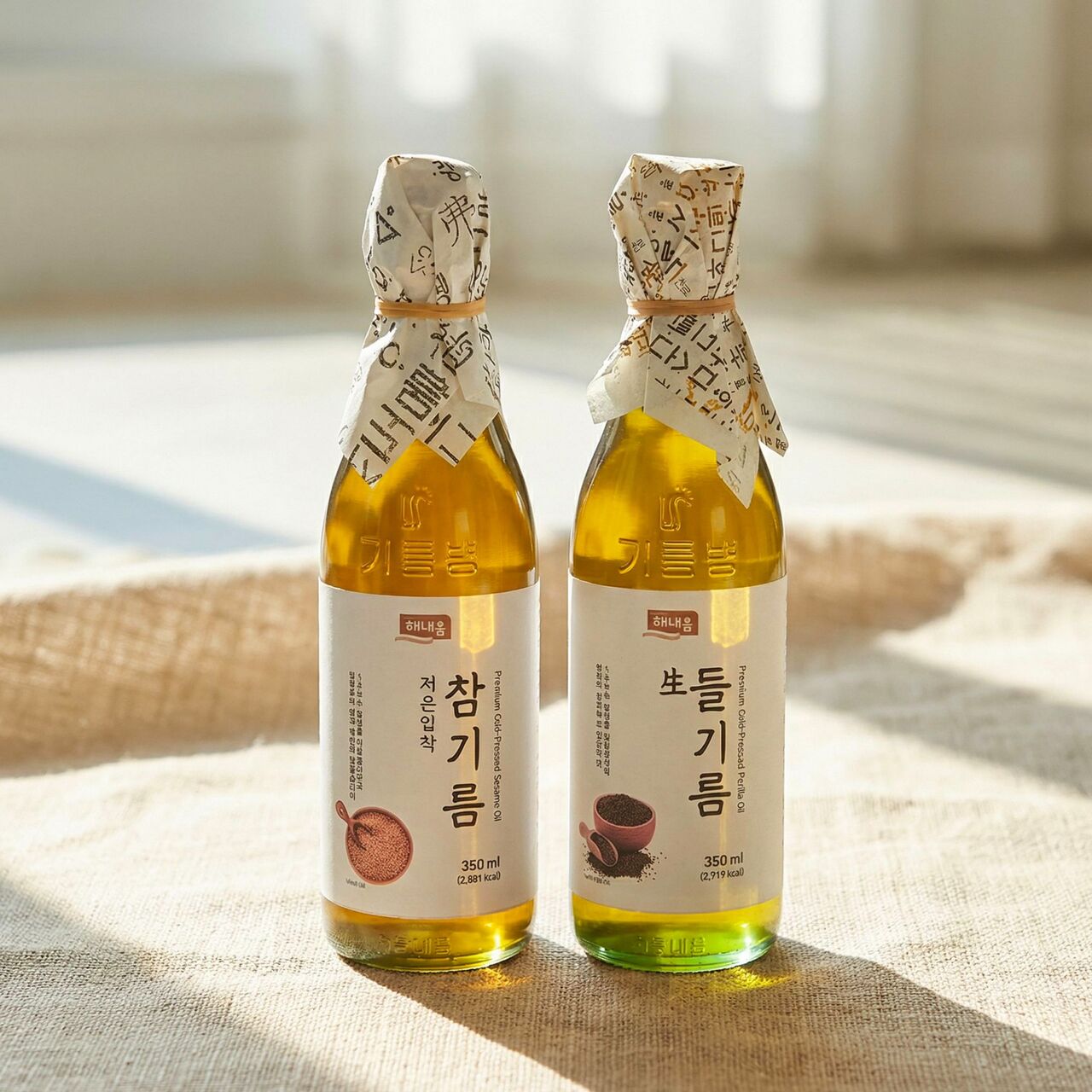 Cold-Pressed Sesame Oil and Perilla Oil  Image