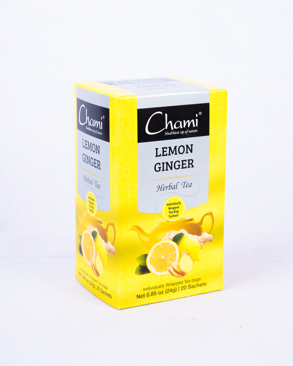 Chami Lemon & Ginger Herbal Tea 20 Tea bags Image