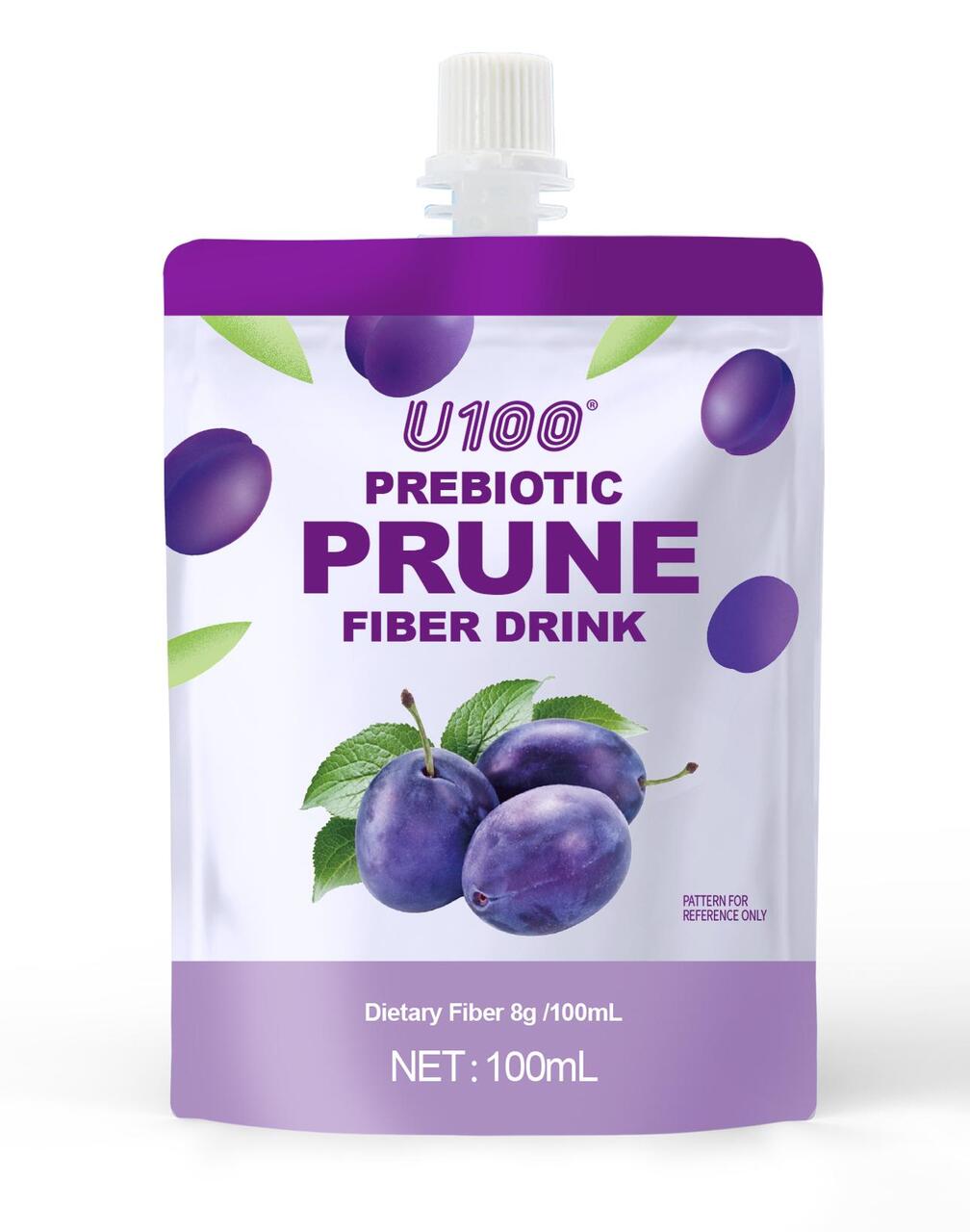 U100 Prebiotic Prune Fiber Drink 100mL Image