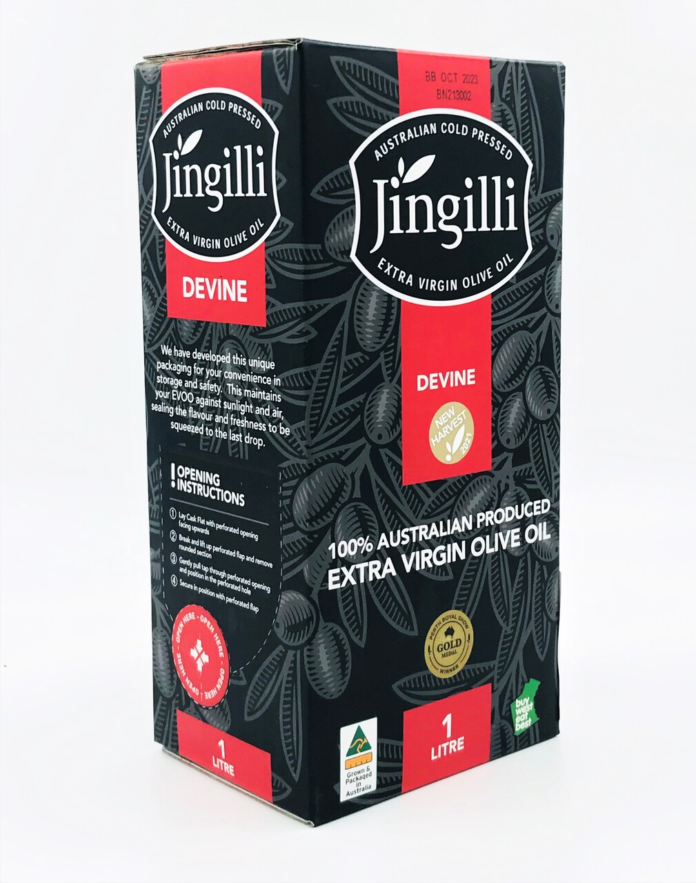 Jingilli Extra Virgin Olive Oil 1L イメージ