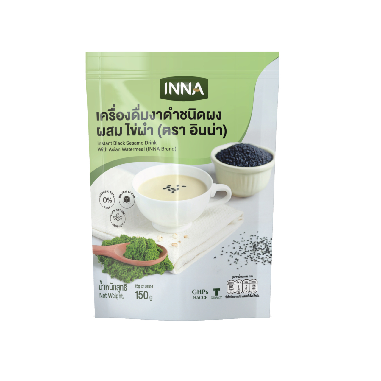 INNA INSTANT BLACK SESAME DRINK WITH ASIAN WATERMEAL Image