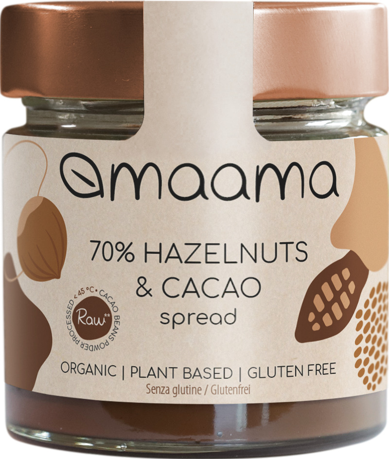 maama 70% Hazelnut & Cacao Nut Spread Image