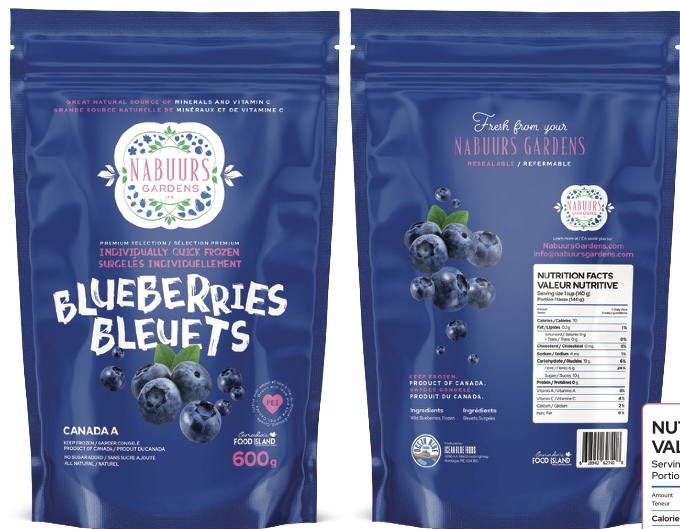 IQF Wild Blueberries Retail 600g Image
