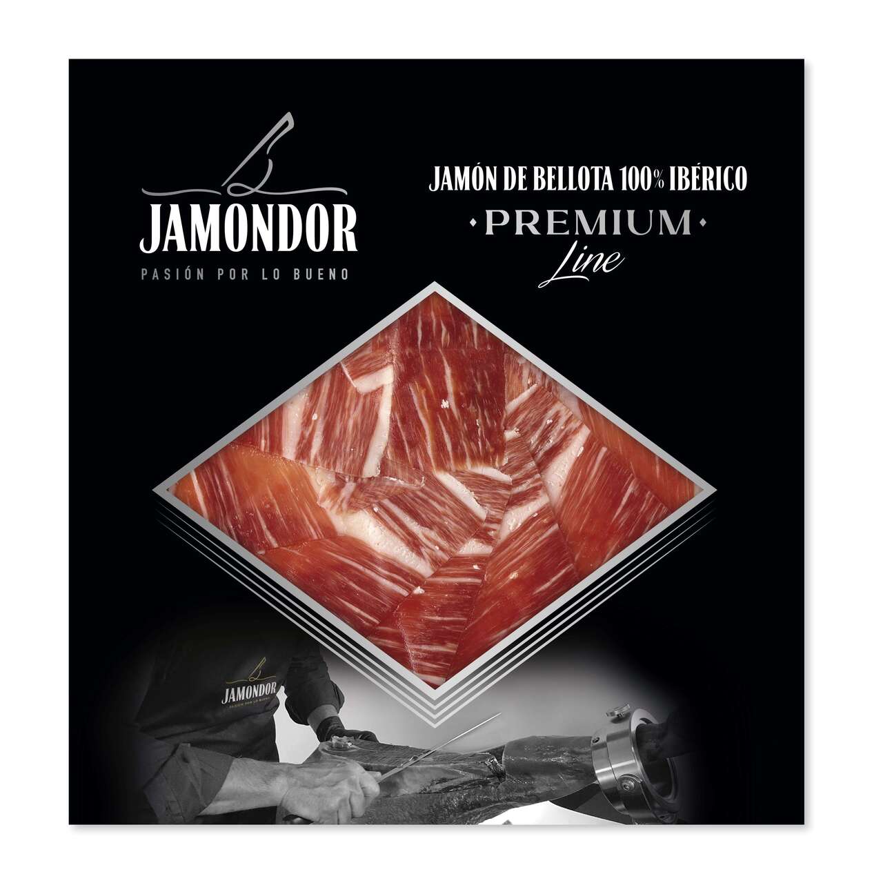 IBERICO IBERIAN 100% ACORN BELLOTA HAM JAMON PATA NEGRA SLICED イメージ