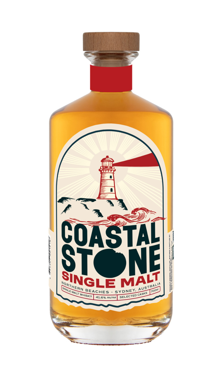 Manly Spirits Distilling Co- Coastal Stone Single Malt Australian Whisky 6yo 700ml Image