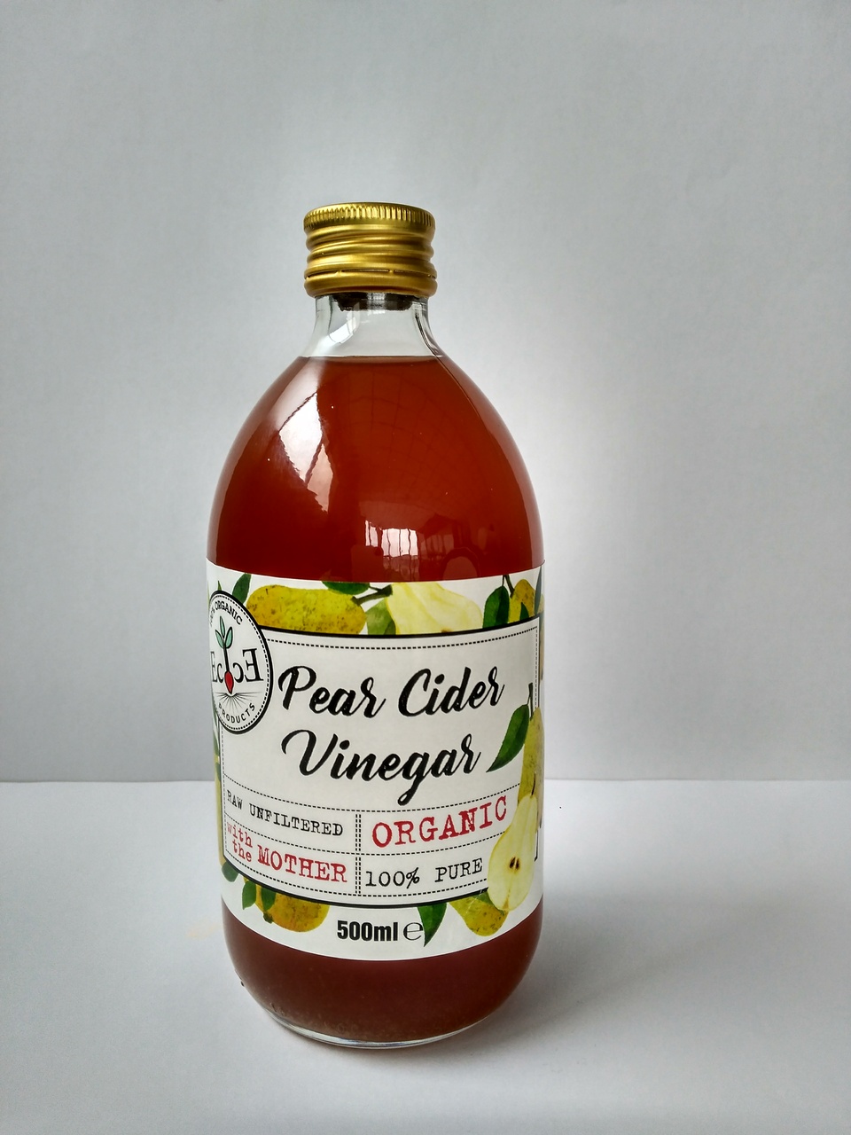 Organic Pear Cider Vinegar unfiltered unpasteurized with the mother Image