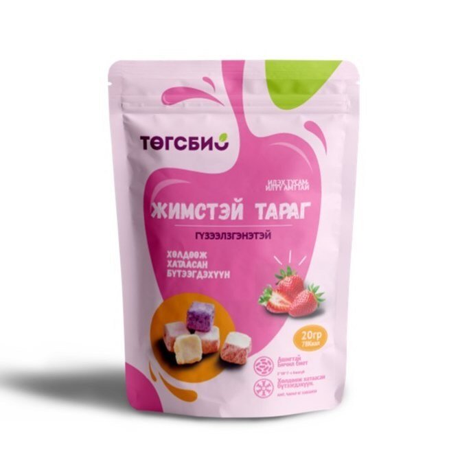 Strawberry-flavored Freeze&Dry Yogurt (TUGS・BIO BRAND)  Image