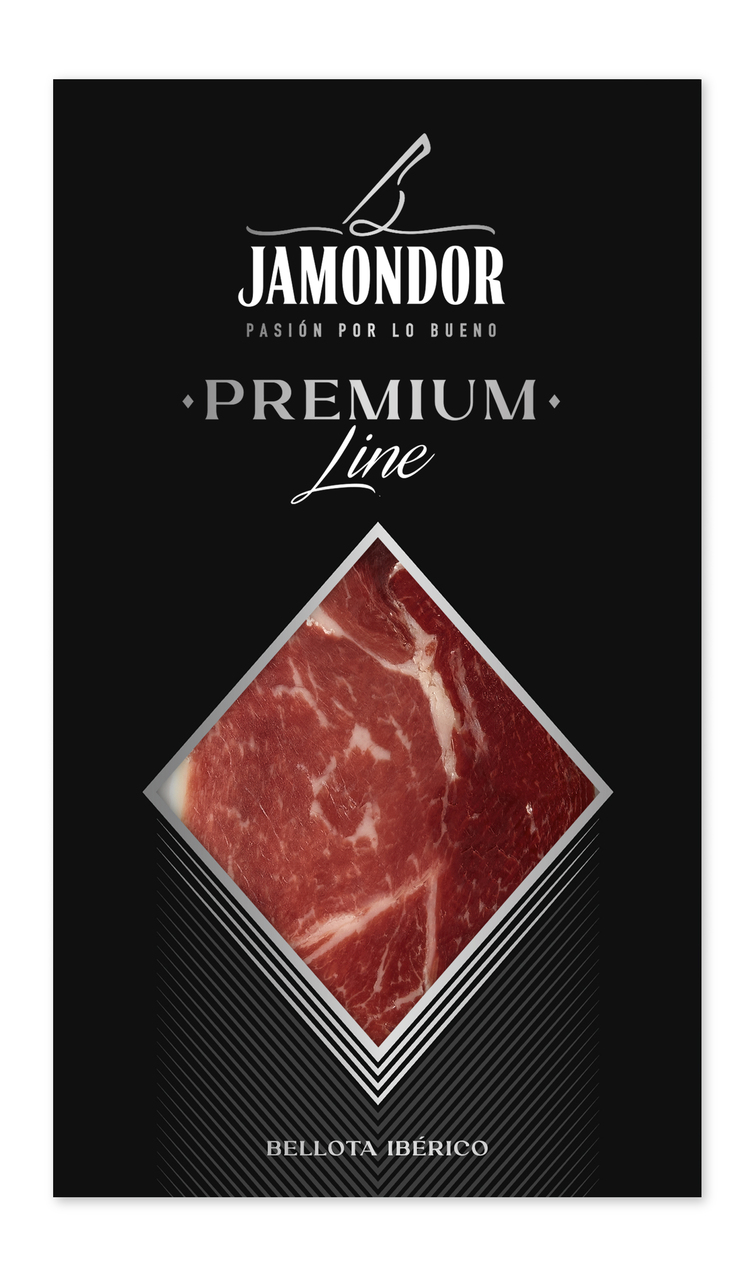 IBERICO IBERIAN ACORN BELLOTA SLICED HAM JAMON 50 GRAMS 36 MONTHS CURED Image