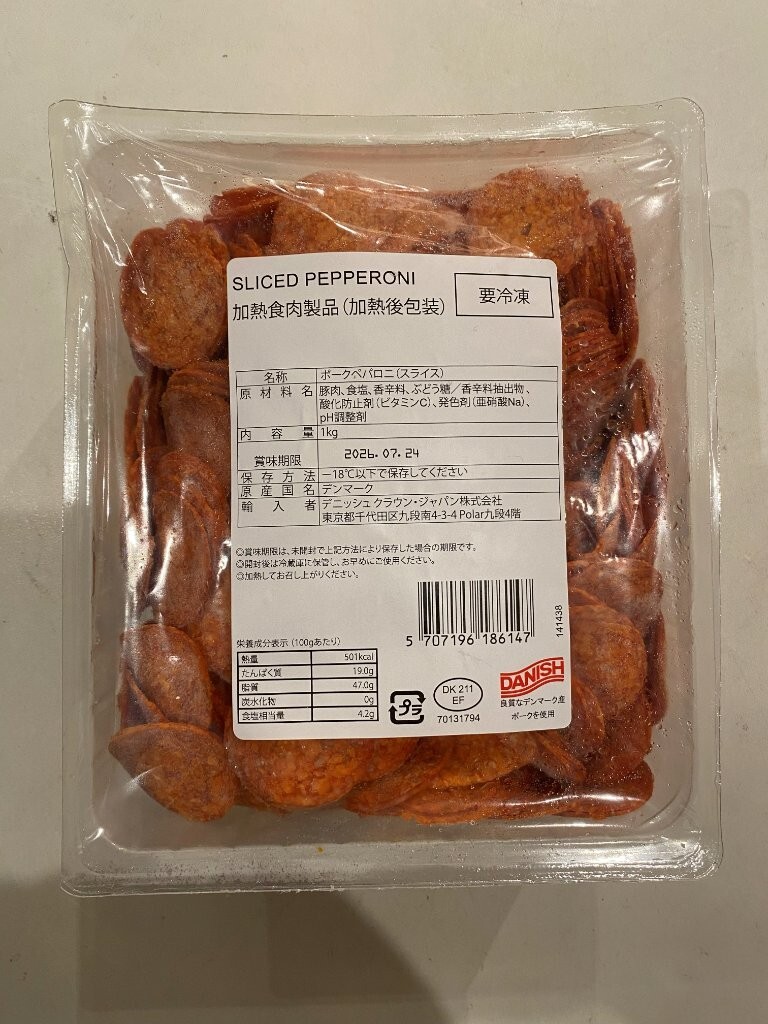 Sliced Pepperoni Image