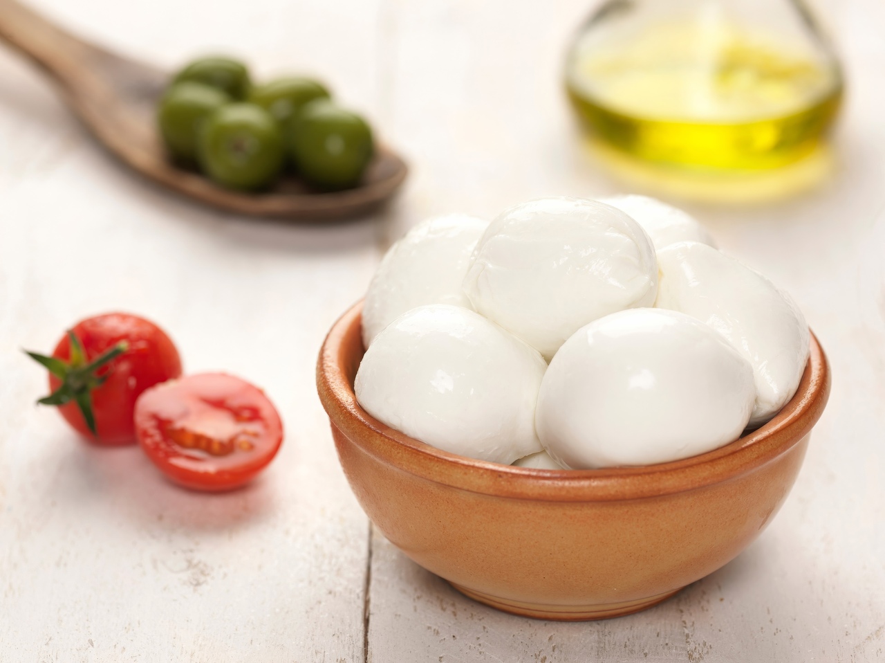 bocconcini di mozzarella di bufala DOP Image