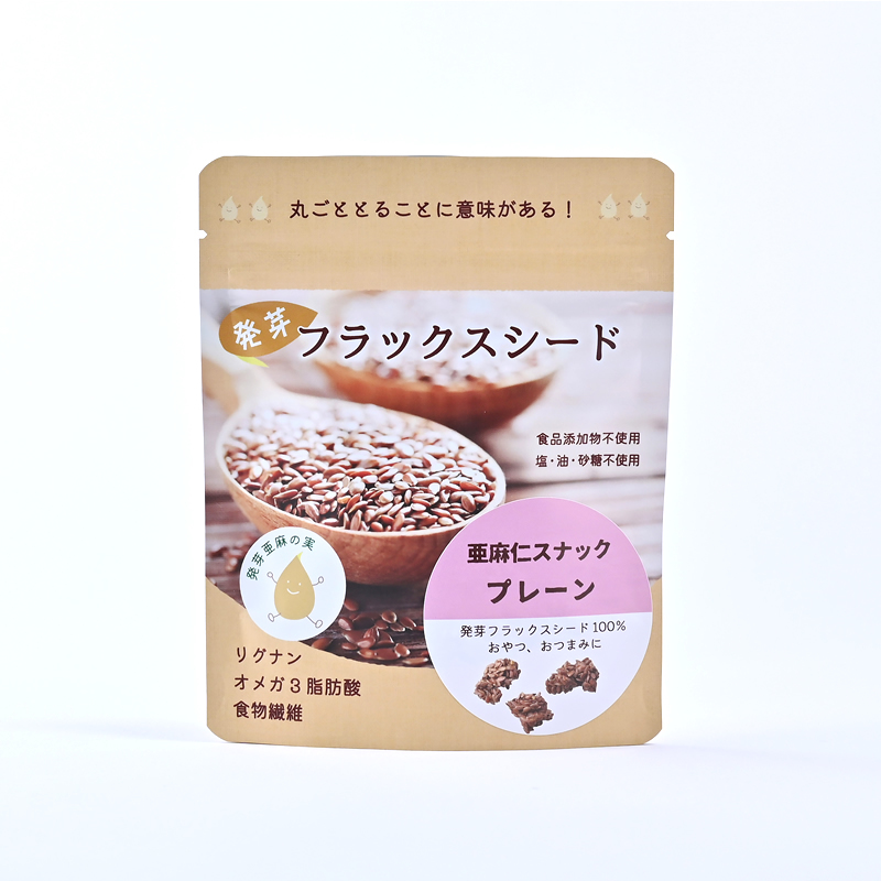 Sprouted Flaxseed Snack – Plain Image