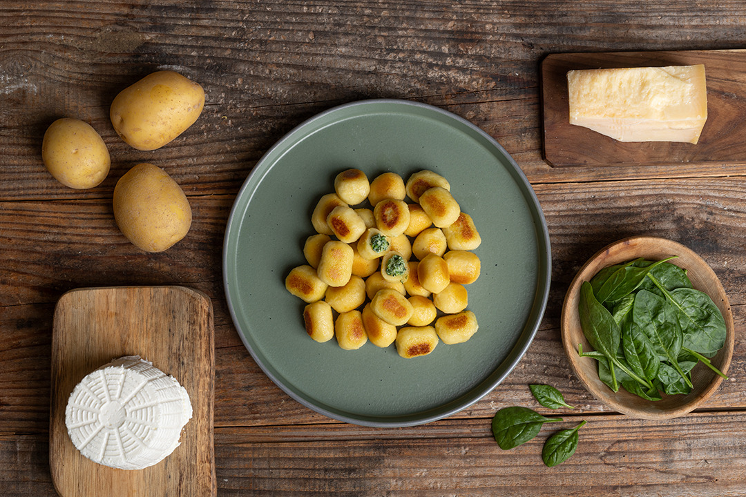 Ricotta and Spinach Stuffed Gnocchi Image