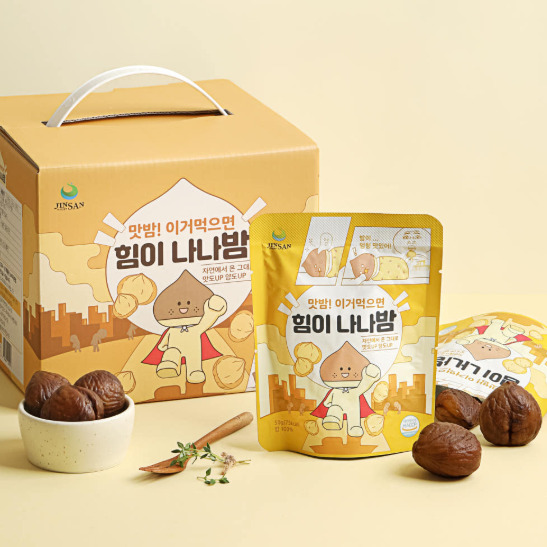 Korean Chestnut Dice (Canned in Syrup) Image