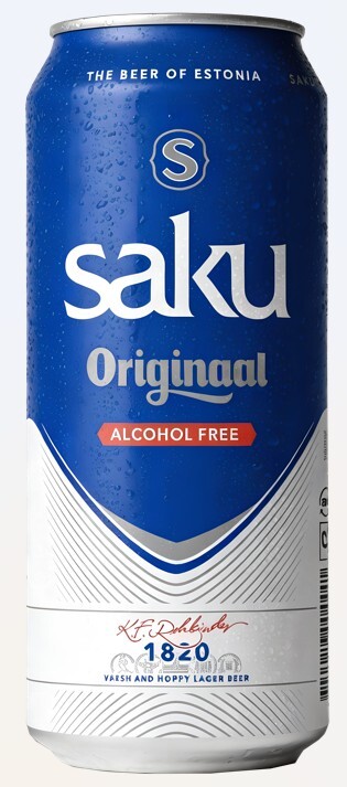 Saku Originaal non-alco lager beer Image