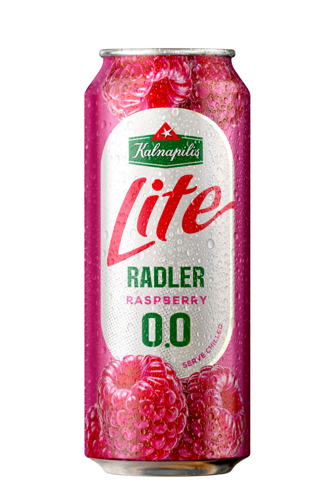 Kalnapilis LITE Radler non-alcoholic raspberry  Image