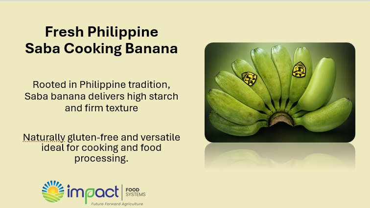 Philippine Saba Cooking Banana Image