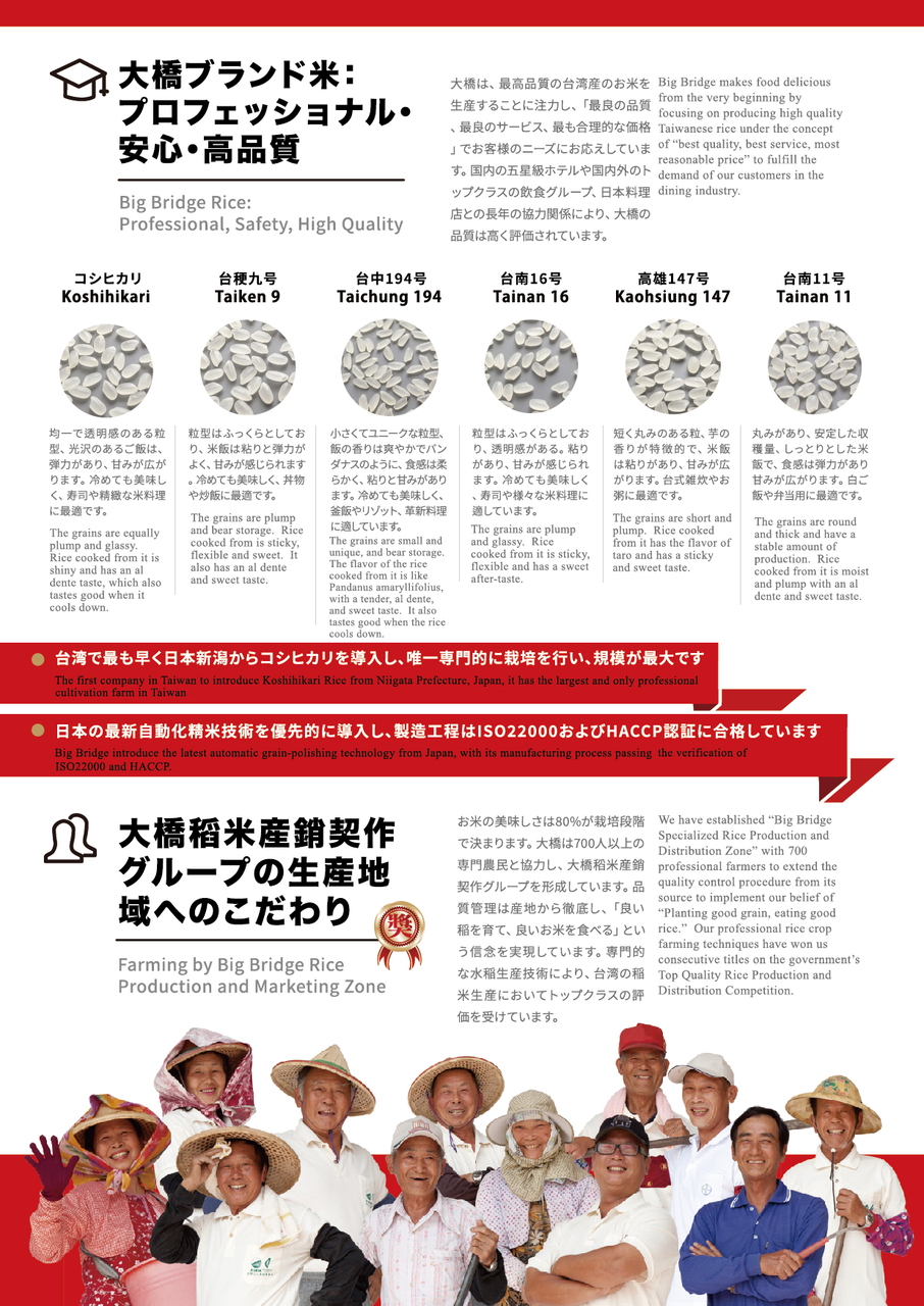 台湾産コシヒカリ鹿鳴米 イメージ