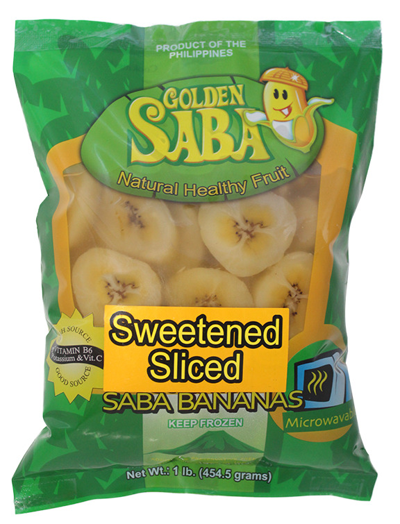 Golden Saba Sweetened Sliced Bananas Image