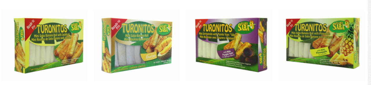 Golden Saba Mini Banana Spring Rolls Image