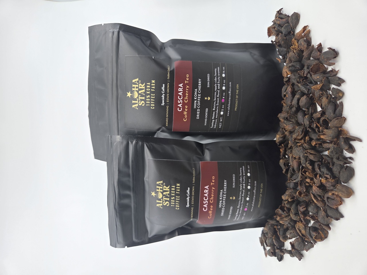 Aloha Star 100% Cascara Coffee Tea (Dried Coffee Cherry Husk) Image