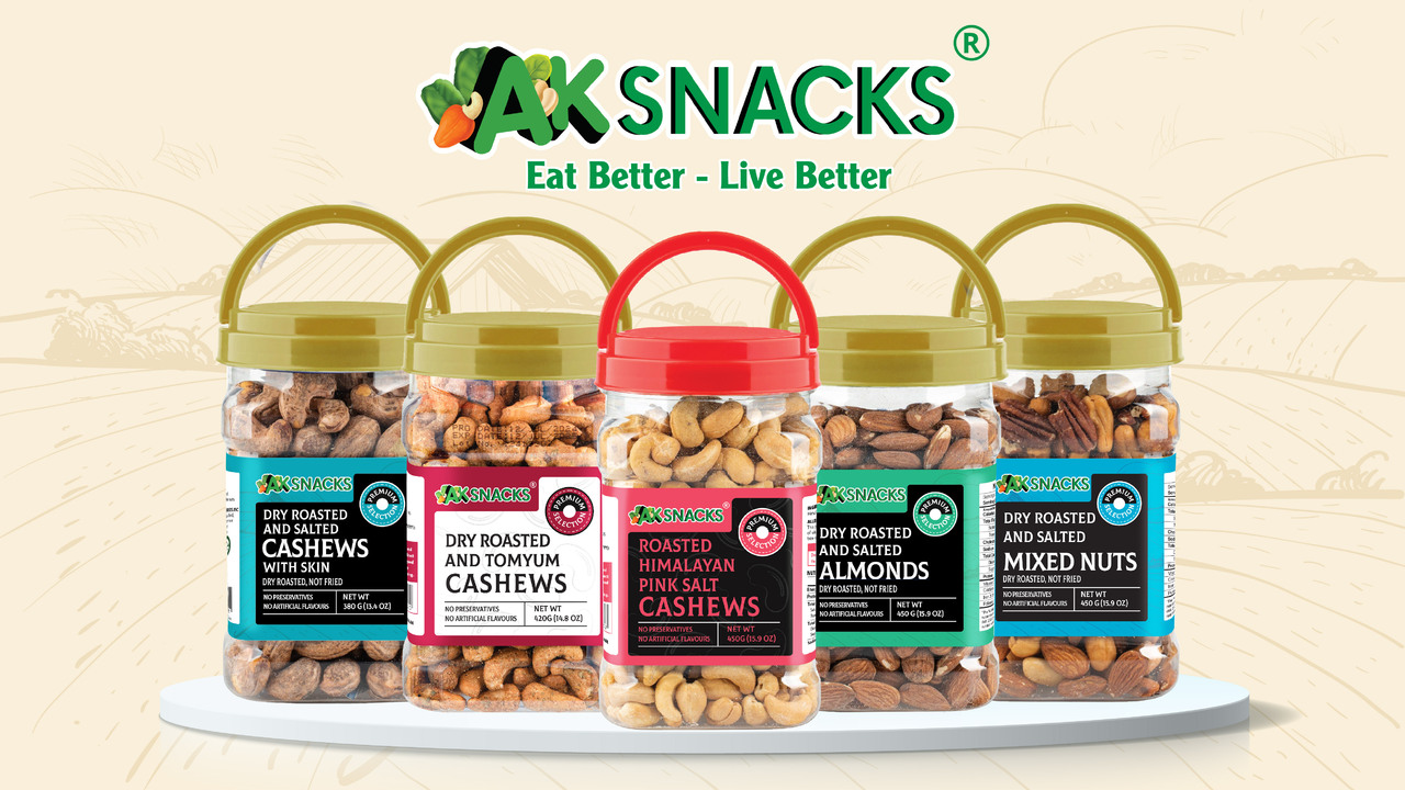 Dry Roasted and Salted Cashews with skin Image