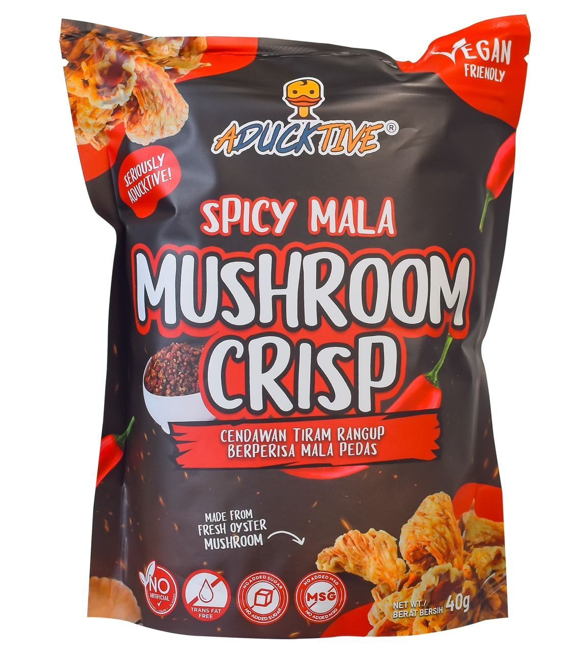 Aducktive Spicy Mala Mushroom Crisp Image