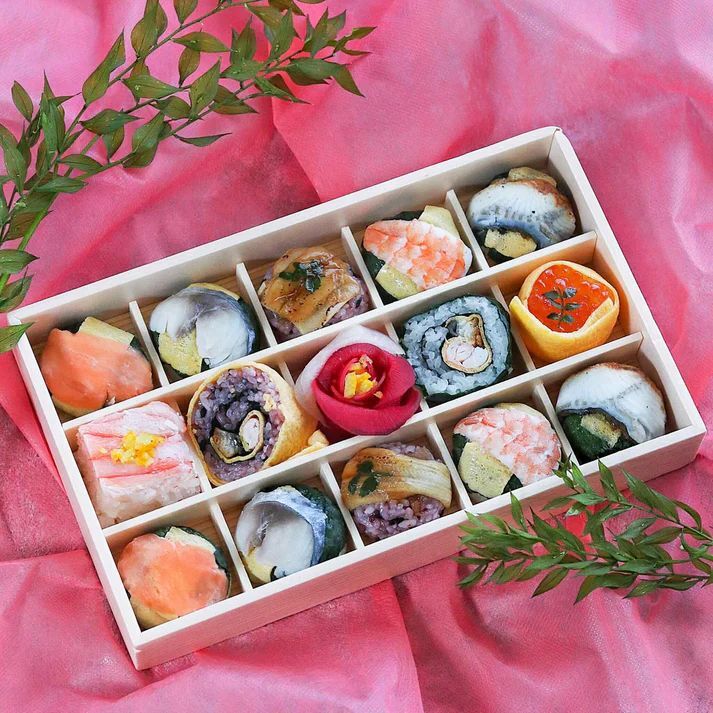 うるわし手鞠わさび葉寿し イメージ