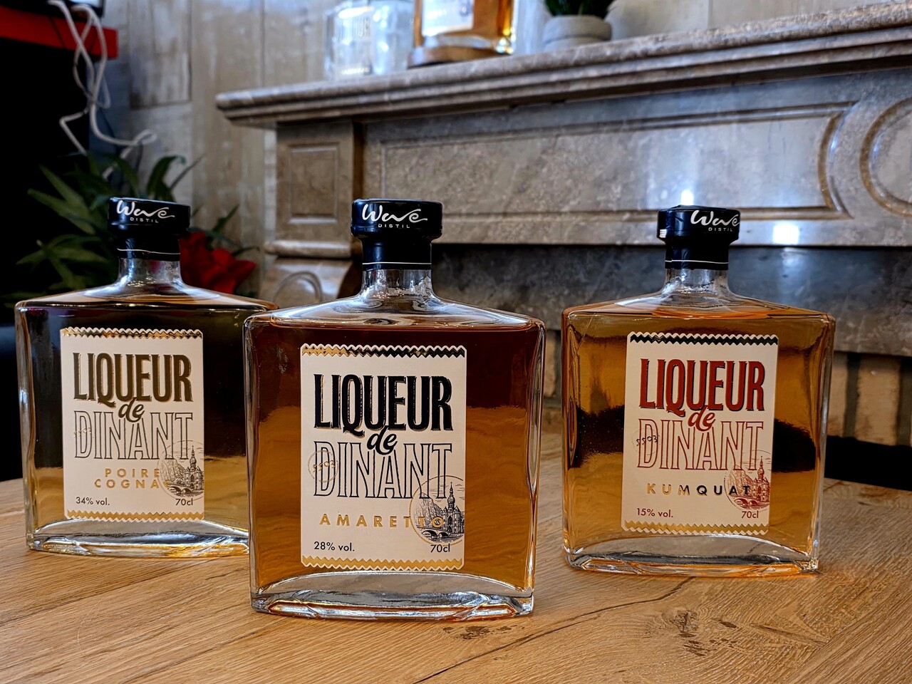 BELGIAN LIQUOR PEAR-COGNAC, KUMQUAT, AMARETTO Image