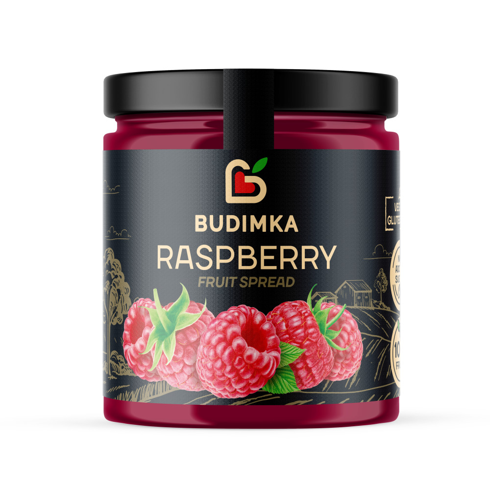 Budimka 100% fruit spread raspberry 250g Image