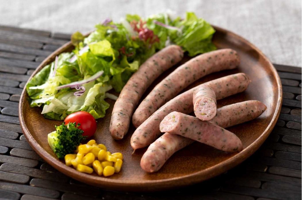 千葉県産いも豚　本気のしそウインナー Image