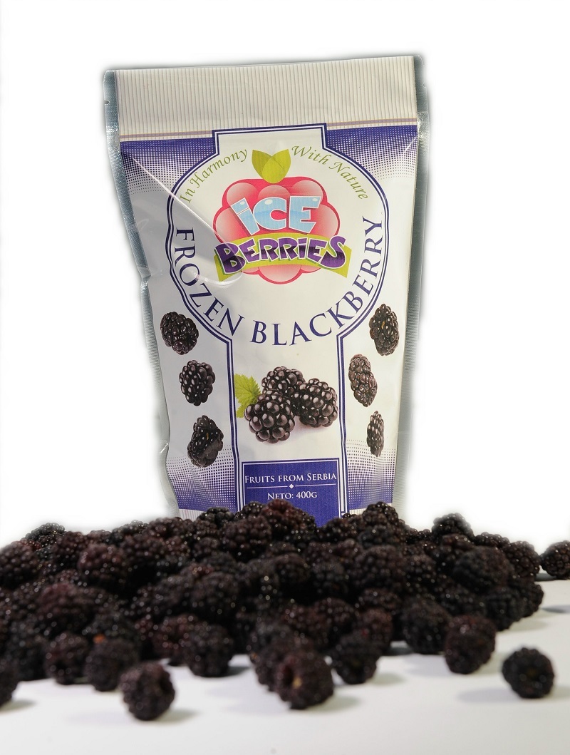 Deep frozen blackberries Image