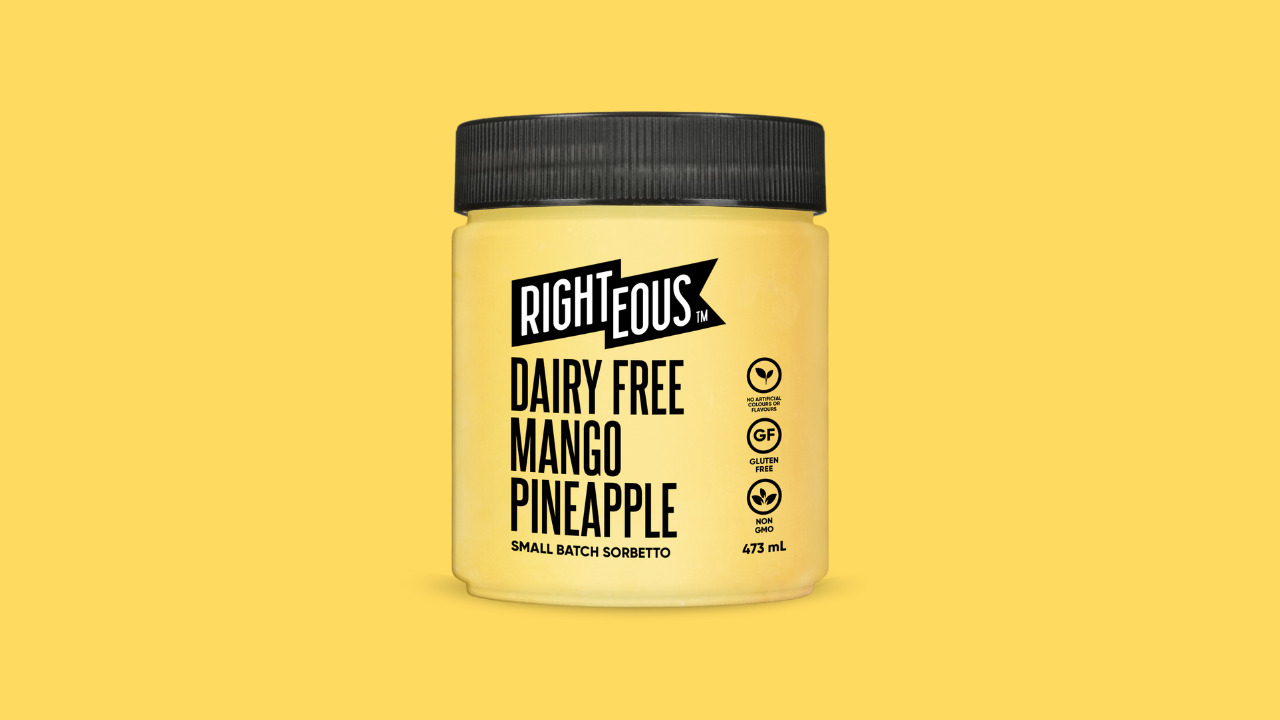 Righteous Dairy Free Mango Pineapple Sorbetto イメージ
