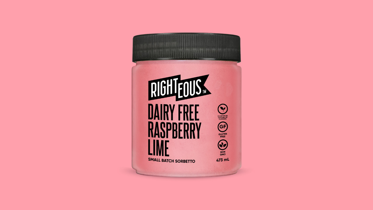 Righteous Dairy Free Raspberry Lime Sorbetto  イメージ