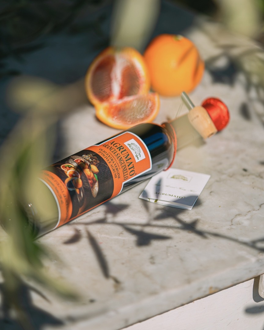 AGRUMATO® - Condiment with Extra Virgin Olive Oil and Citrus fruits - Lemon, Citron, Orange, Blood Orange, Tangerine, Bergamot  Image