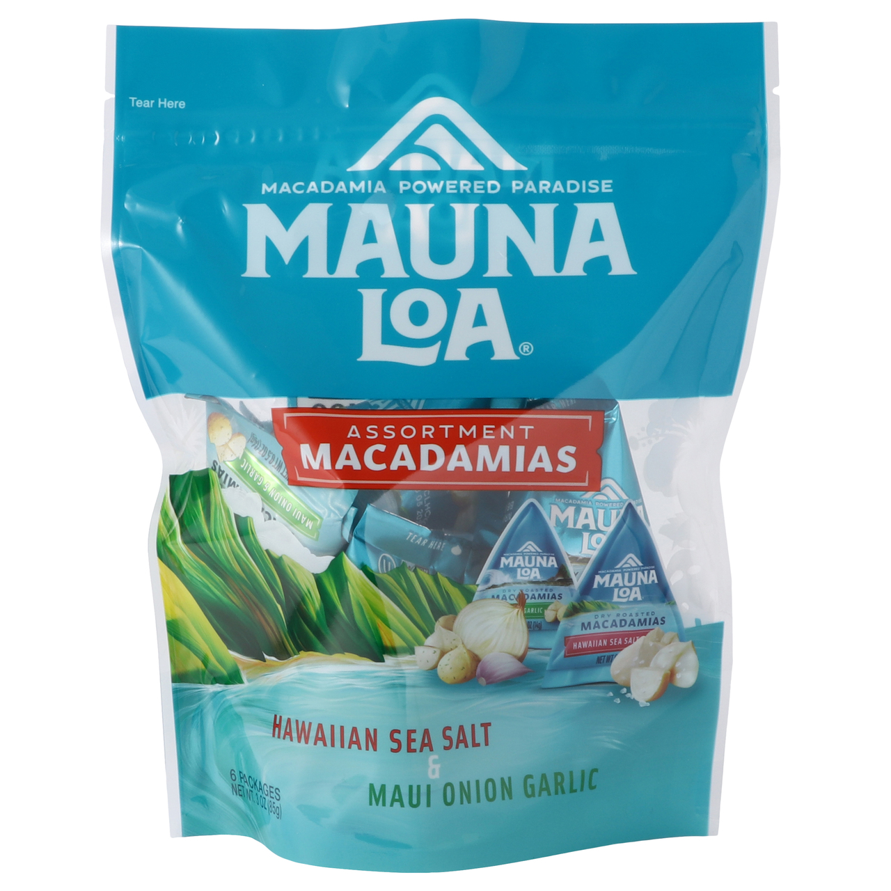 Mauna Loa Macadamia Nuts Mini Assortment Bag 85g Image