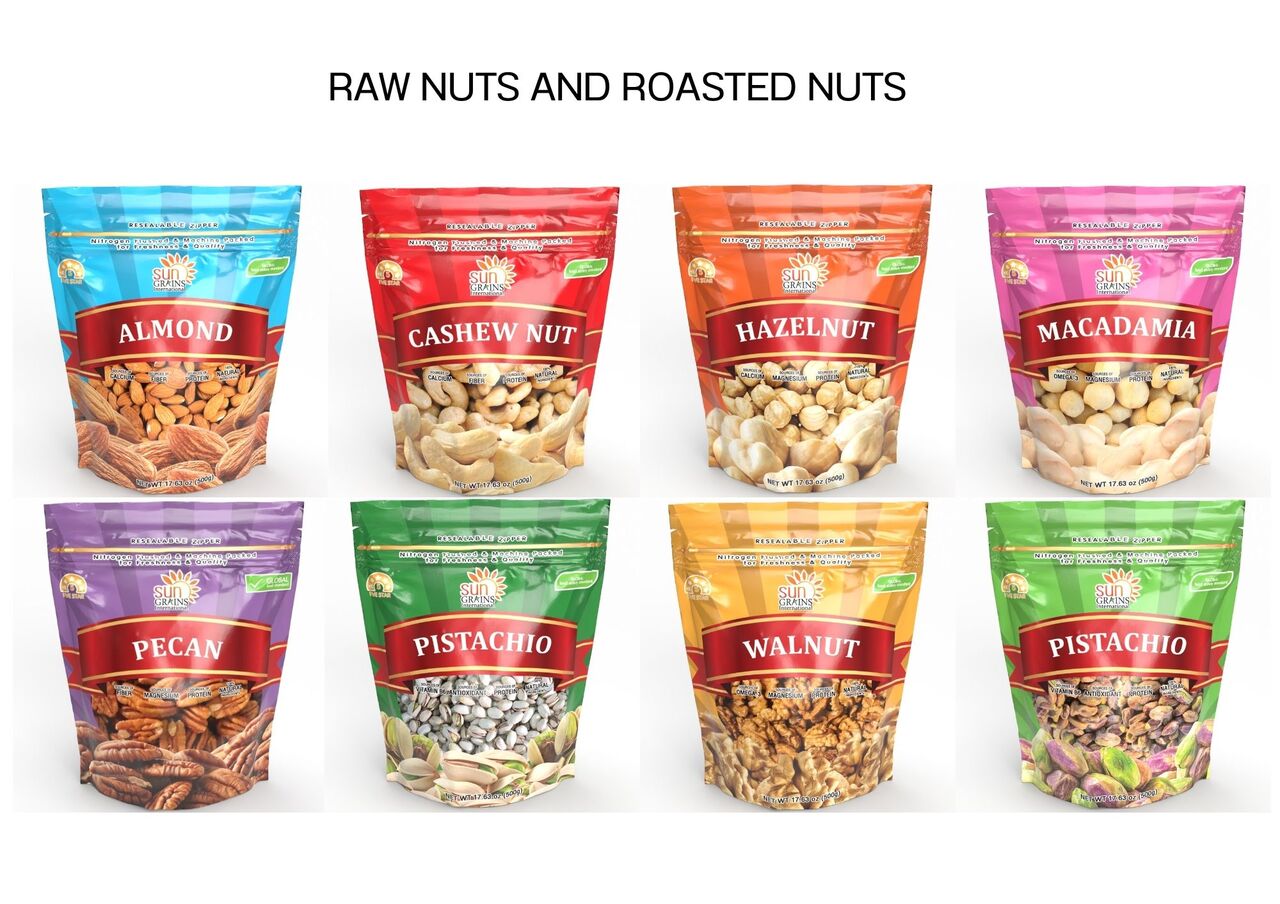 ローストナッツ （アーモンド、カシューナッツ、くるみ、ピーカンナッツ、マカダミアナッツ、ピスタチオ、ヘーゼルナッツ） イメージ