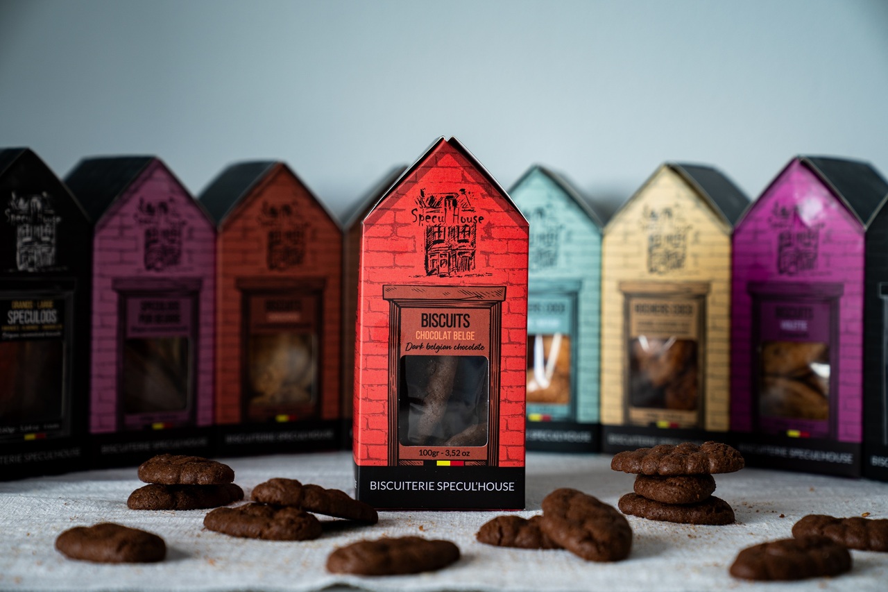 Crunchy Dark Chocolate Biscuits Image