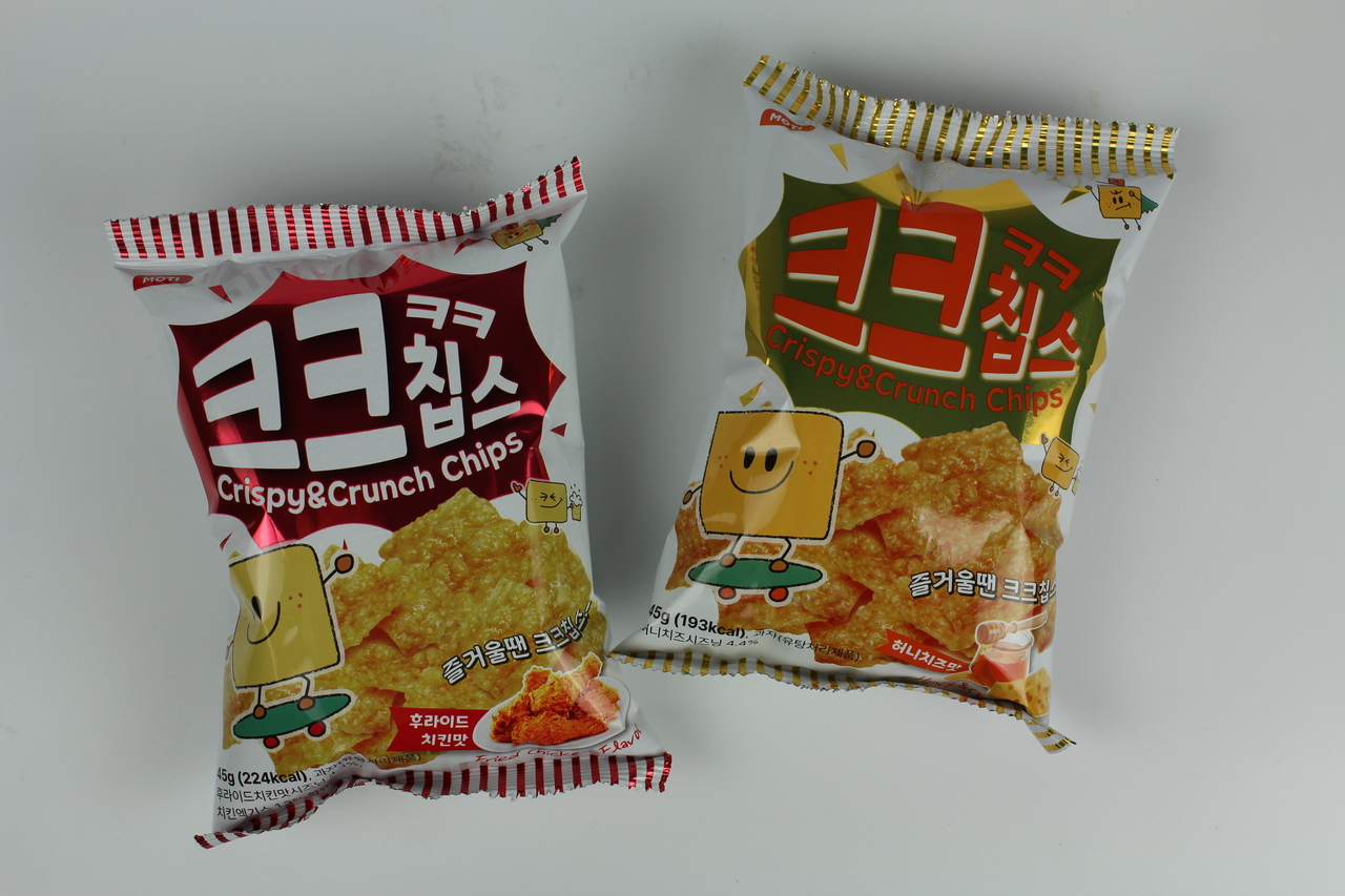 クリスピー＆クランチチップス,　5ホール トッポッキ、ポン菓子, ウオボシ スナック Image