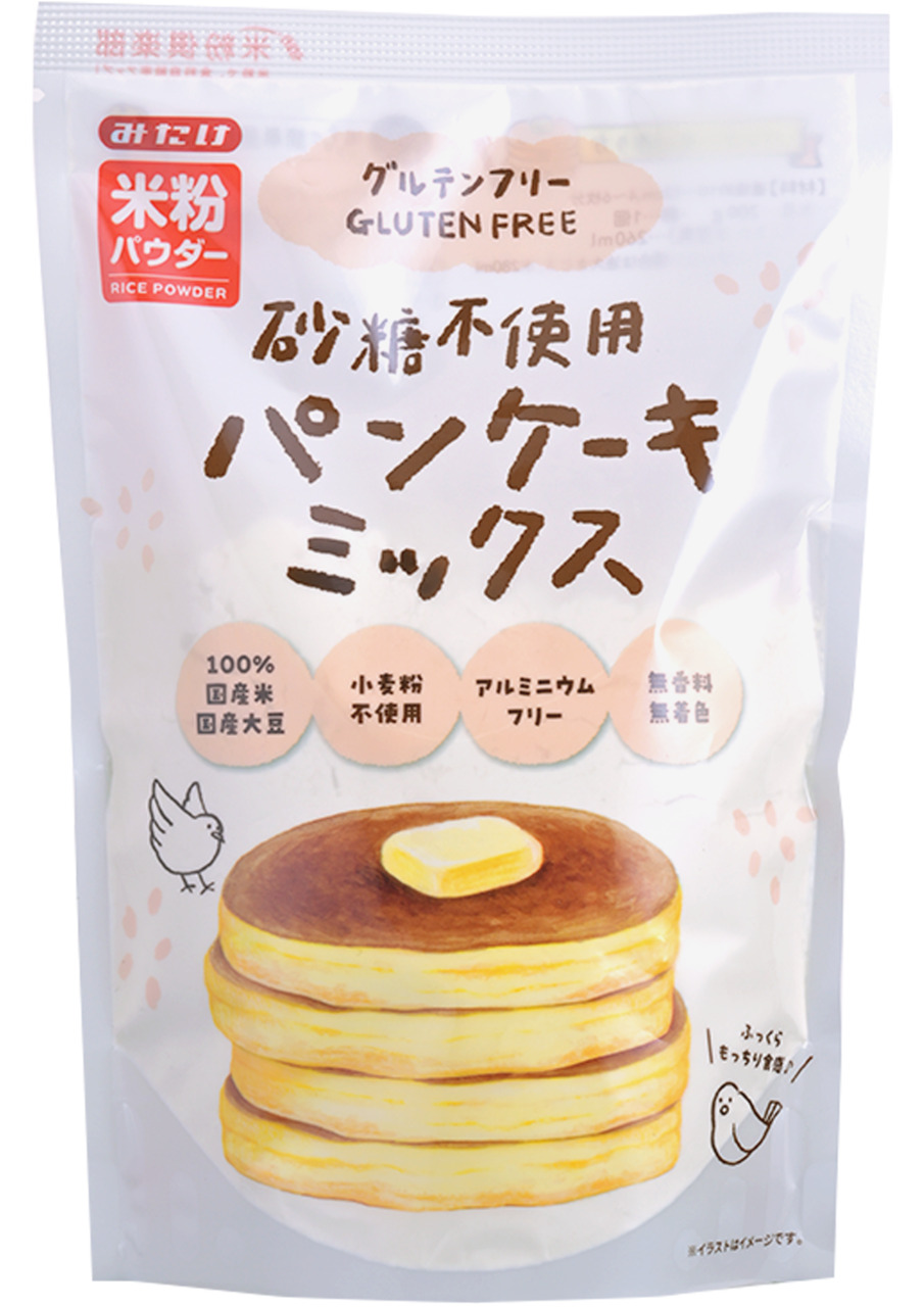 砂糖不使用パンケーキミックス イメージ