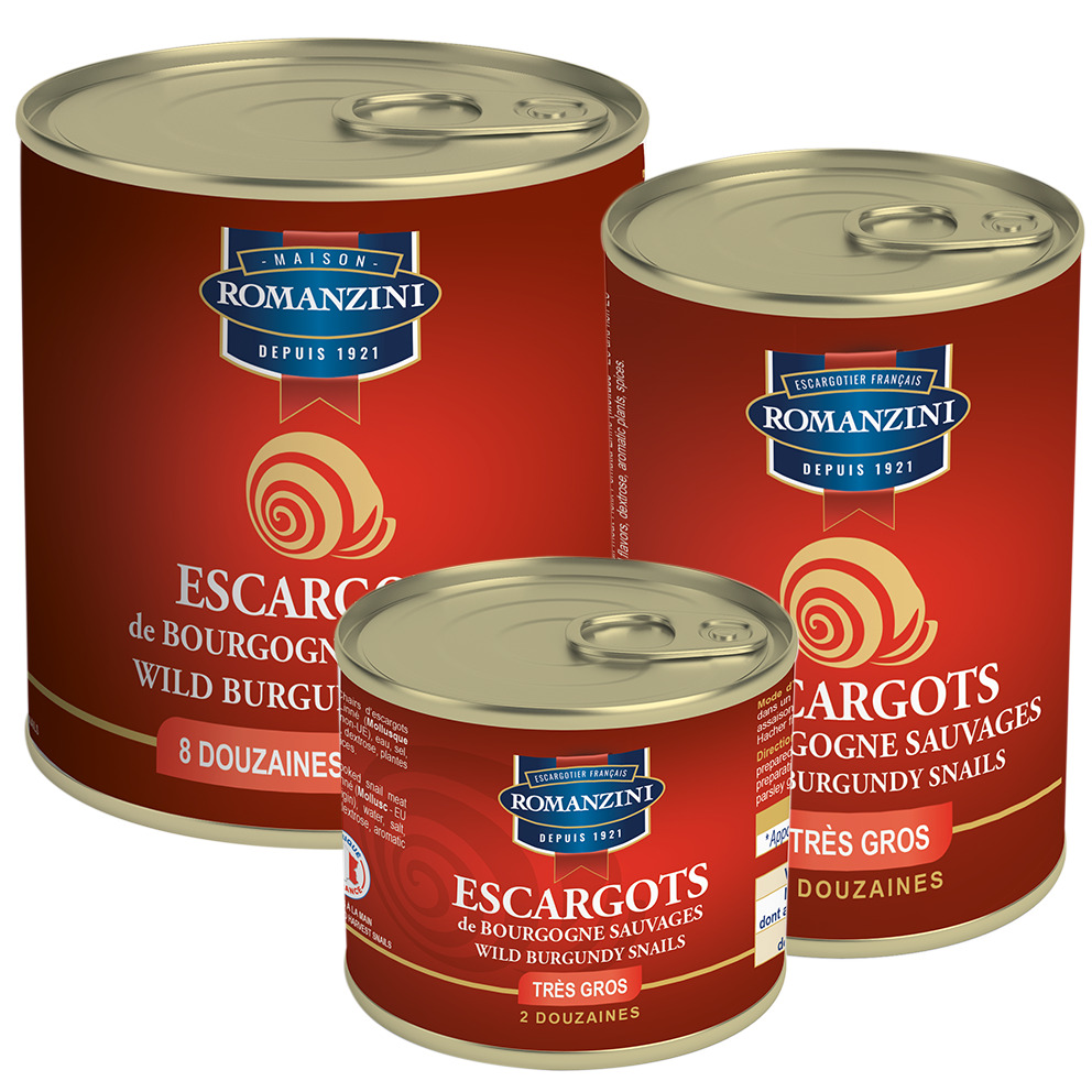 Snails meat in can Image