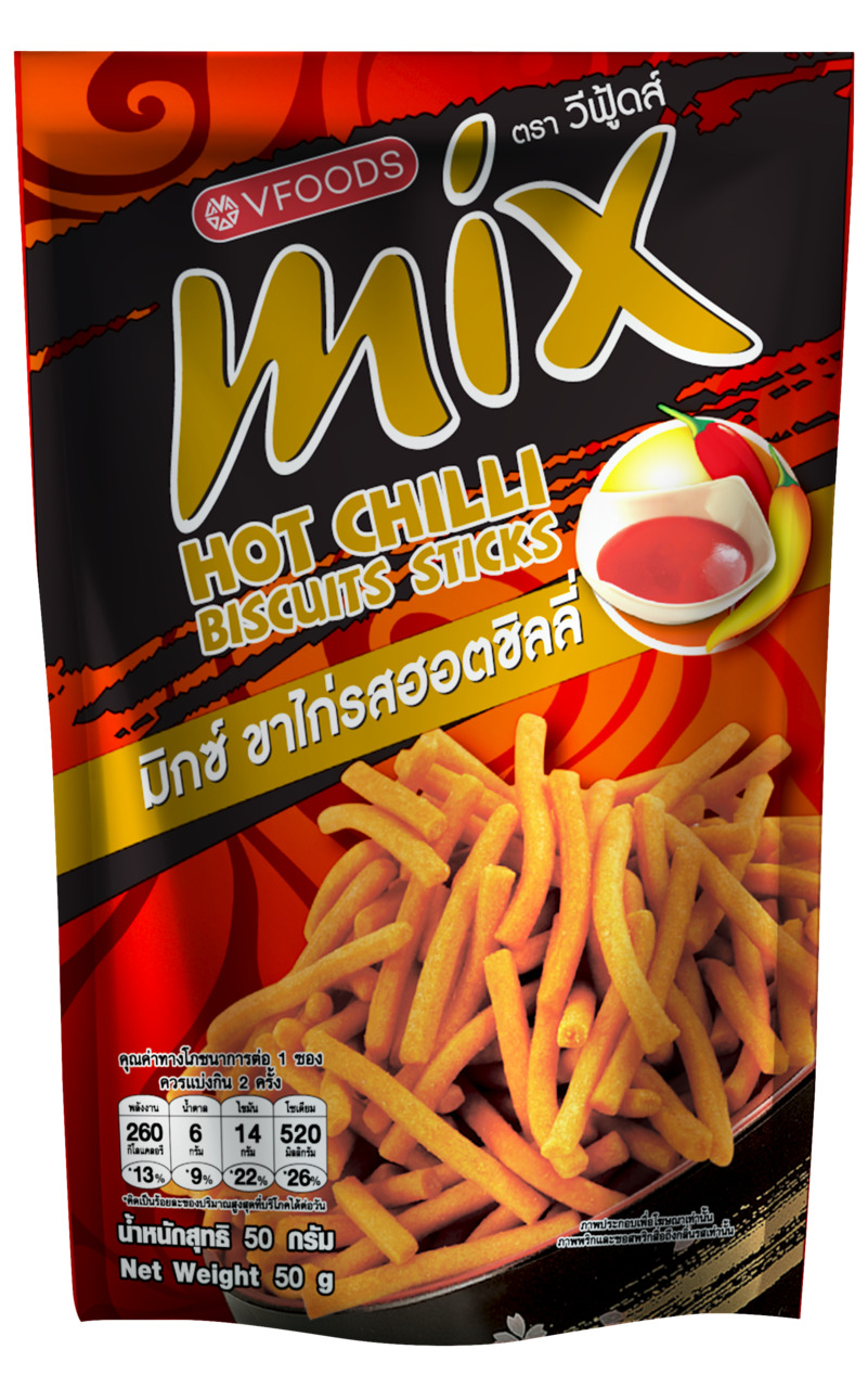 VFOODS ホットチリ ビスケットスティック ミックス イメージ