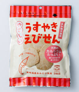 やさしいうすやきえびせん イメージ