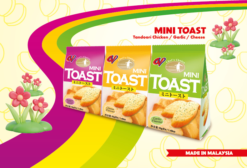 Mini Toast Bread Snack Image