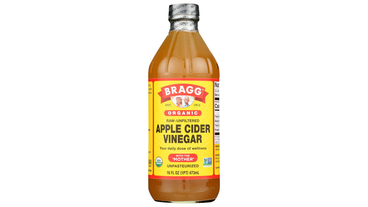 BRAGG - Apple Cider Vinegar - Organic, NON-GMO,  Non-Filtered with Mother Image