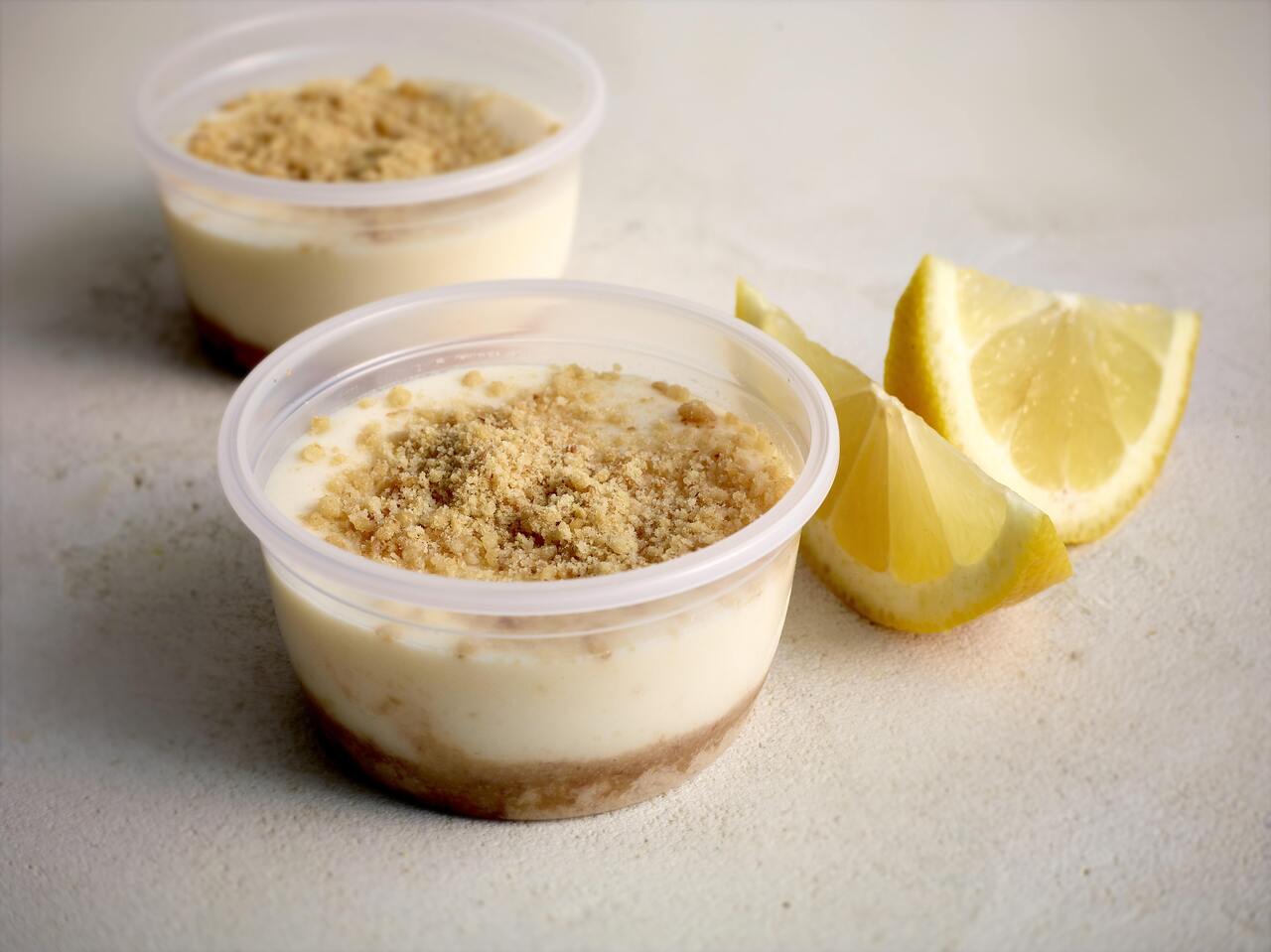 Cheesecakes desserts (Lemon Cheesecake, Salted Caramel Cheesecake and New York Cheesecake) Image