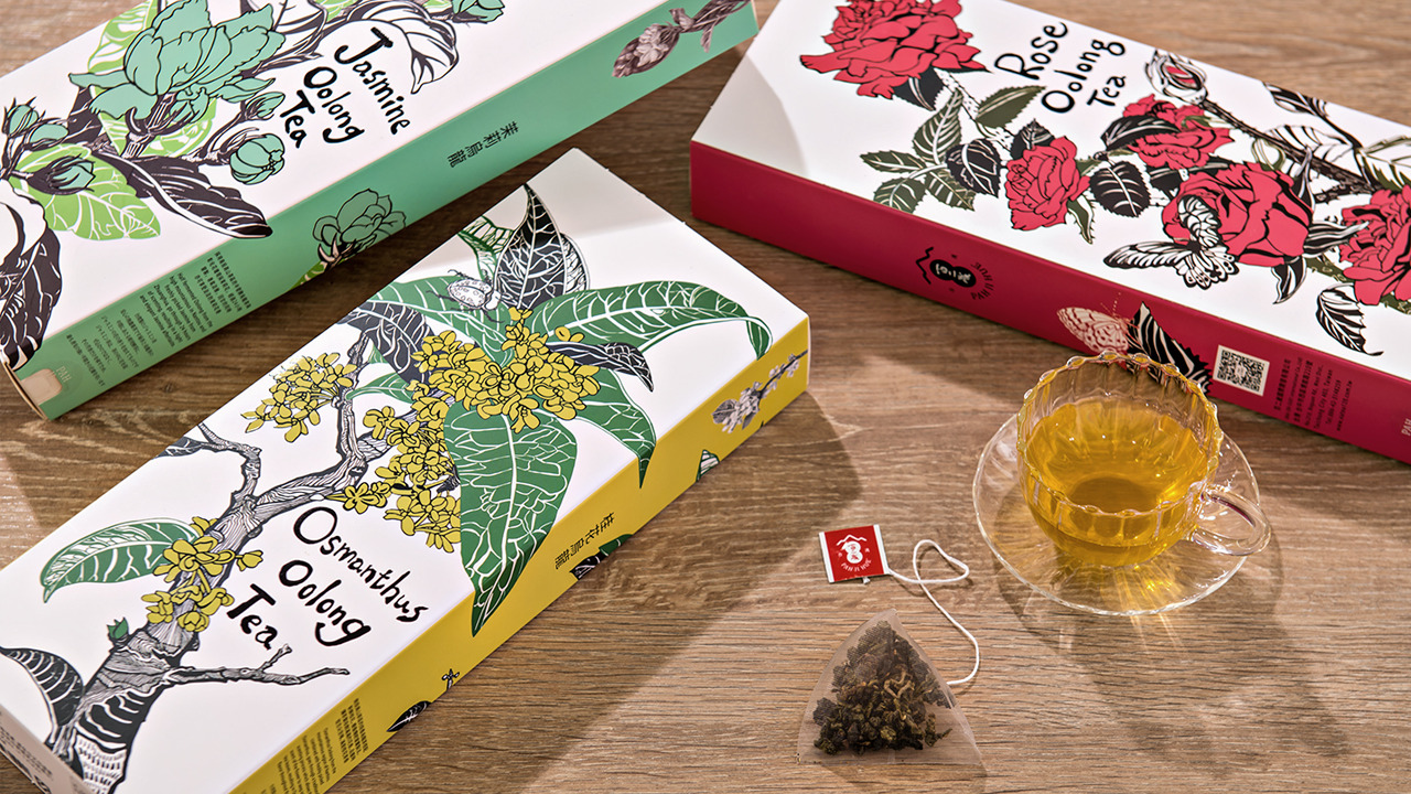 Taiwan Flower Tea(Osmanthus Oolong Tea/ Jasmine Oolong Tea/Rose Oolong Tea) Image